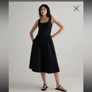 Quince Cotton Mixed Media Tank Dress, NWT, Various